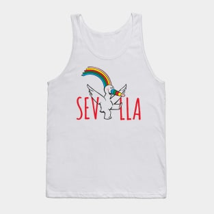 Sevilla retro retro expo 92 Seville Spain travel travelling tourism Expo 92 Tank Top